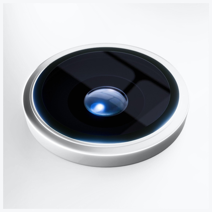 Ochrona na obiektyw aparatu 3MK iPhone 17 Air HARDY Lens Protection Pro Ssrebrny