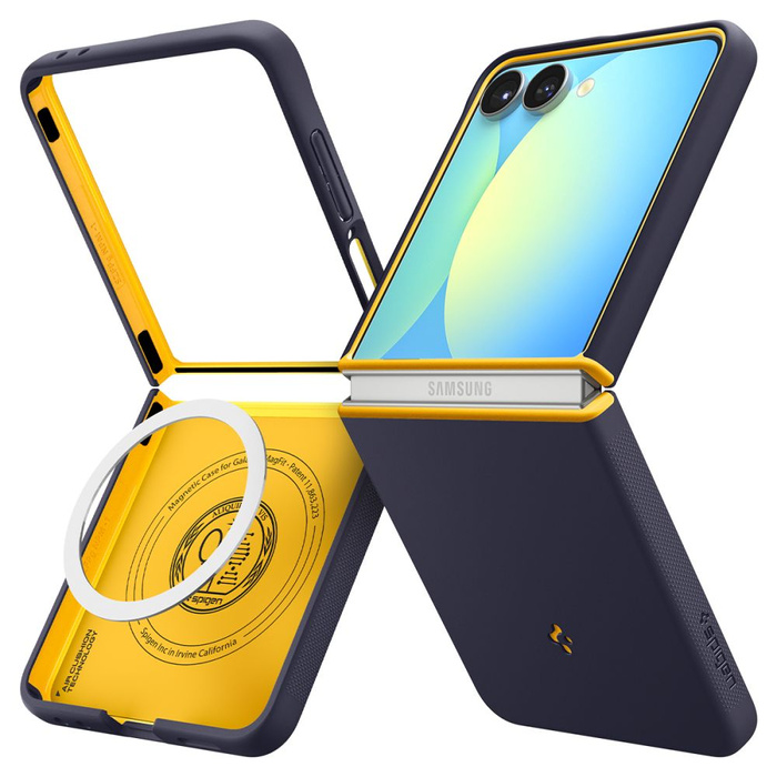 ETUI SPIGEN SAMSUNG GALAXY Z FLIP 7 NANO POP MAG MAGSAFE GRANATOWY
