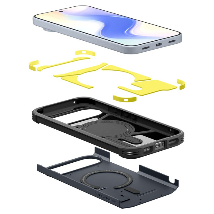 ETUI SPIGEN GOOGLE PIXEL 10 / 10 PRO TOUGH ARMOR MAG MAGSAFE METAL SLATE