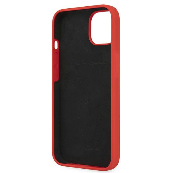 Etui FERRARI Apple iPhone 13 Mini Silicone Czerwony Hardcase