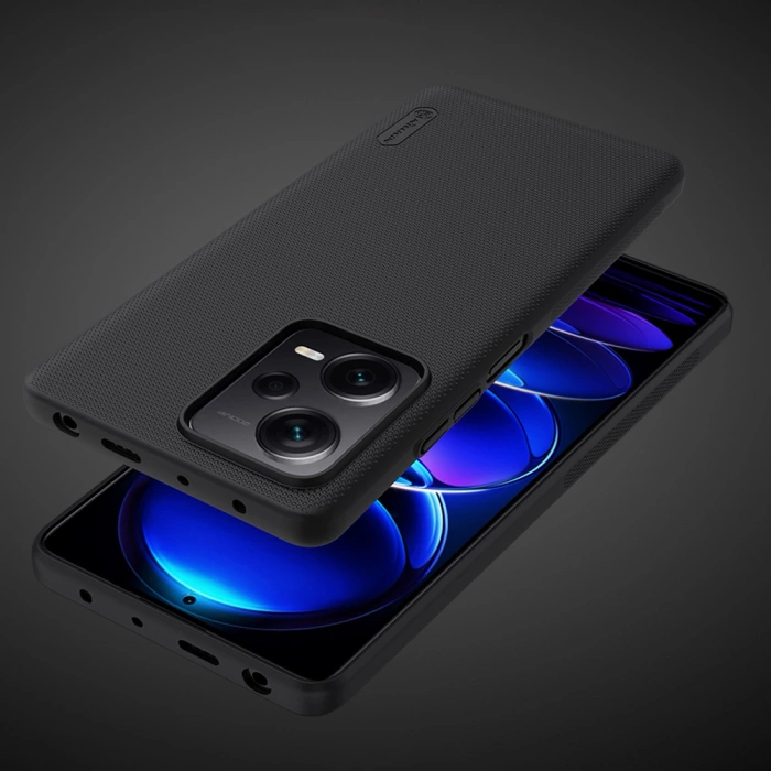 NILLKIN super frosted shield XIAOMI REDMI NOTE 12 PRO 5G/POCO X5 PRO 5G, BLACK / CZARNY