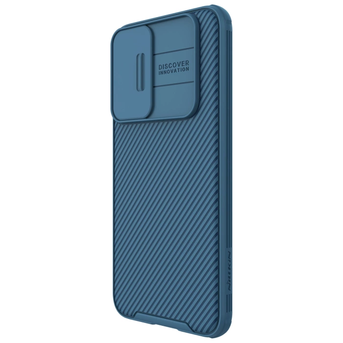 Nillkin CamShield Pro Case pancerne etui pokrowiec osłona na aparat kamerę Samsung Galaxy S22+ (S22 Plus) niebieski