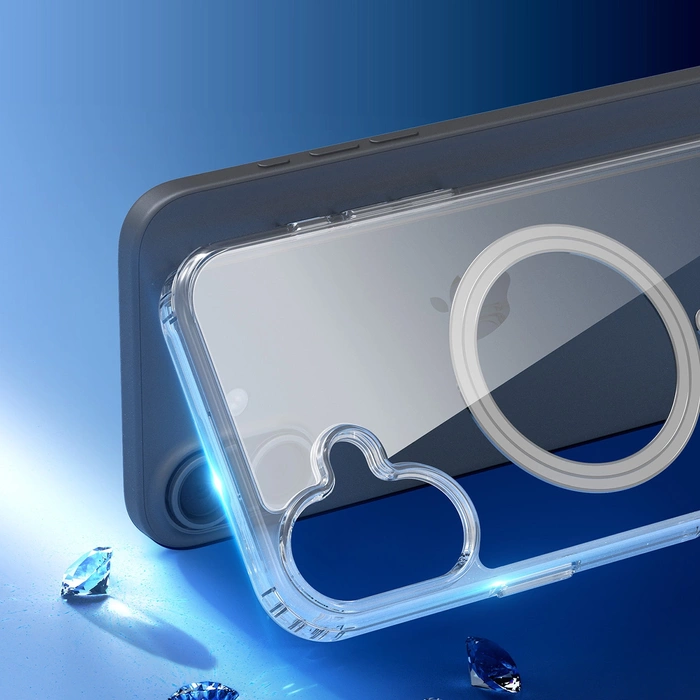Etui Dux Ducis Clin Mag z MagSafe na iPhone 16 Plus - przezroczyste