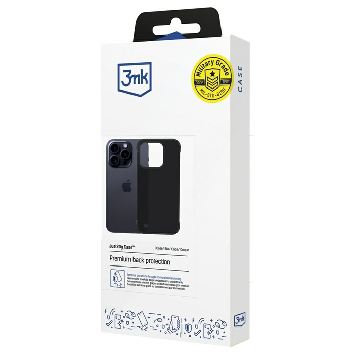 Etui 3MK Just20g Matt Case do iPhone 15  Pro