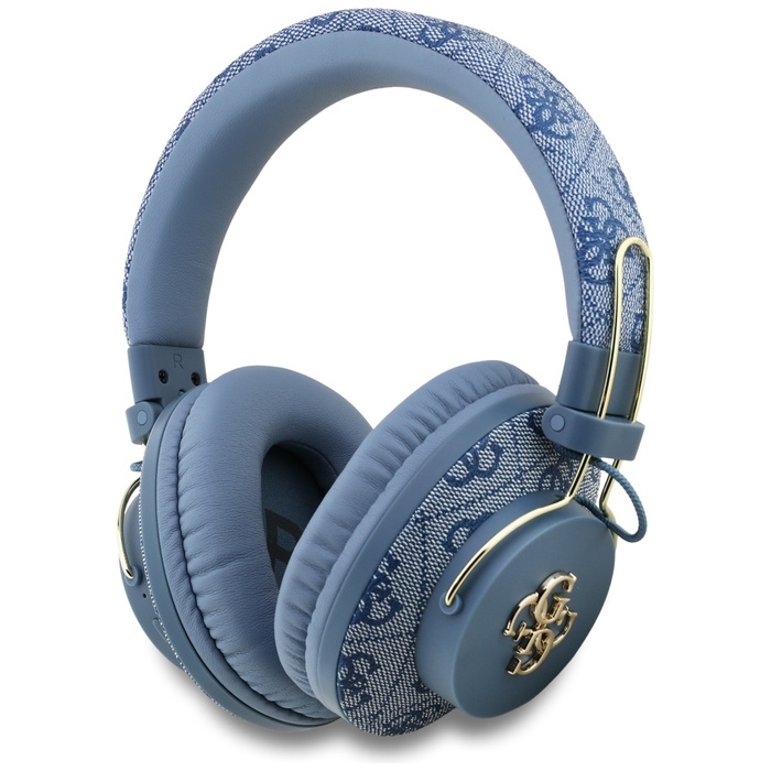 Słuchawki nauszne Guess Bluetooth ENC    Metal 4G Logo niebieski