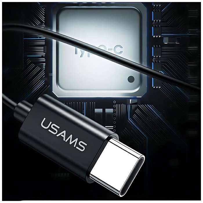 Słuchawki USAMS USB-C Stereo EP-43 Metal HSEP4302 Ciemny Zielony