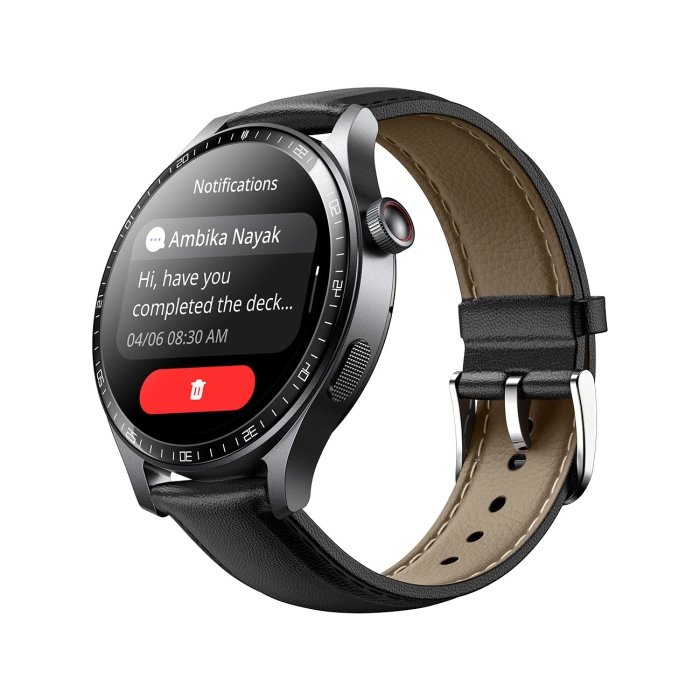 Smartwatch Joyroom Classic Series JR-FC2 Pro z funkcją odbierania połączeń - ciemnoszary