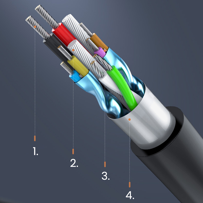 Ugreen rozdzielacz HUB 4x USB 3.0 port USB Typ C kabel 1m czarny (CR113 40850)
