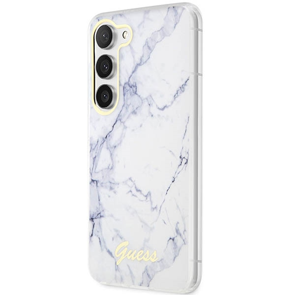 Etui Guess Guhcs23spcumah S23 S911 Biały/white Hardcase Marble Case