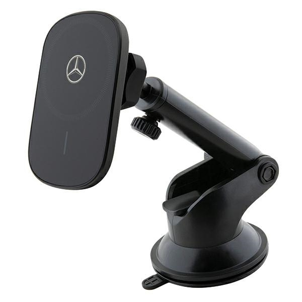 Mercedes uchwyt indukcyjny MEWCCGSLK 15W do kratki went/szybę czarny/black Silver Stars MagSafe Case