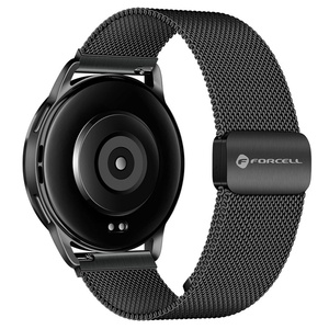 Pasek do Samsung Galaxy Watch Forcell F-Design FS11 magnetyczny stal 20 mm czarny
