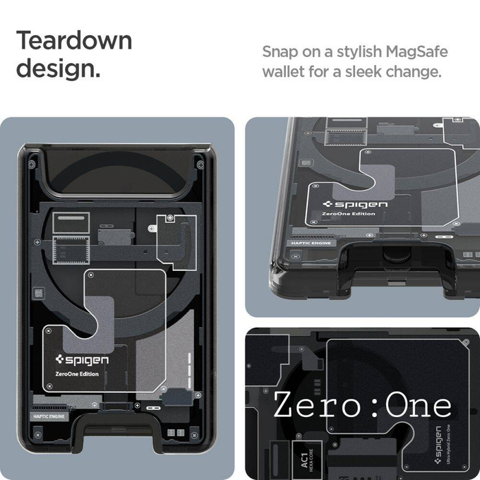 ETUI SPIGEN ULTRA HYBRID MAG MAGSAFE WALLET ZERO ONE