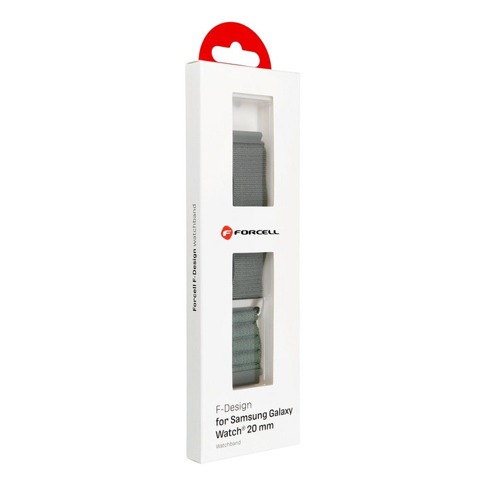 FORCELL F-DESIGN FS05 pasek do SAMSUNG Watch 20 mm zielony