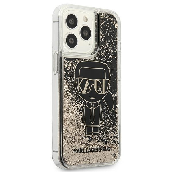 Karl Lagerfeld KLHCP13LLGGKBK iPhone 13 Pro 6,1"czarny/black hardcase Liquid Glitter Gatsby