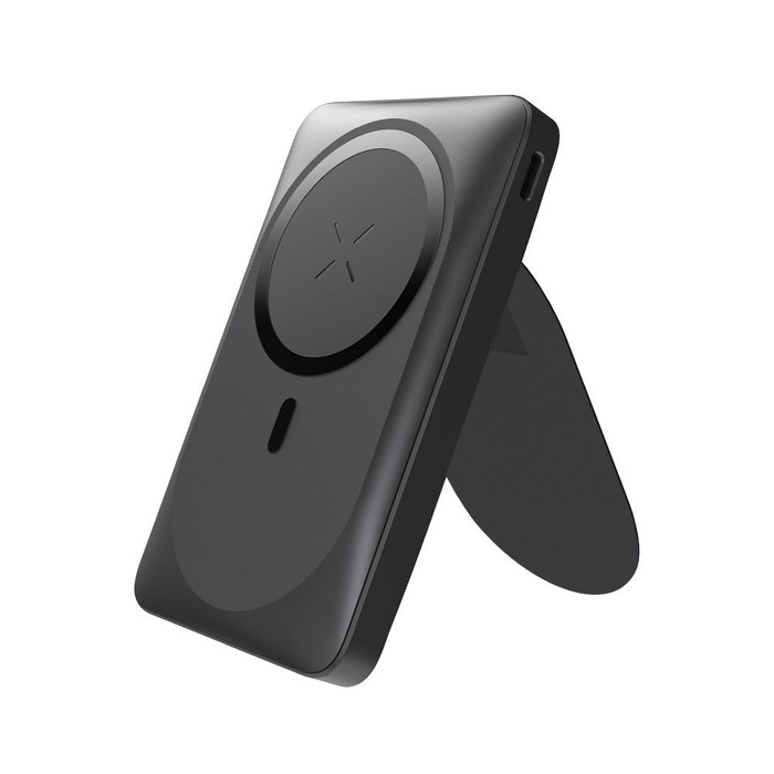 Powerbank zgodny z MagSafe Forcell F-Energy MagStand F10K2 QC3.0 PD 5A 20W 10000 mAh czarny