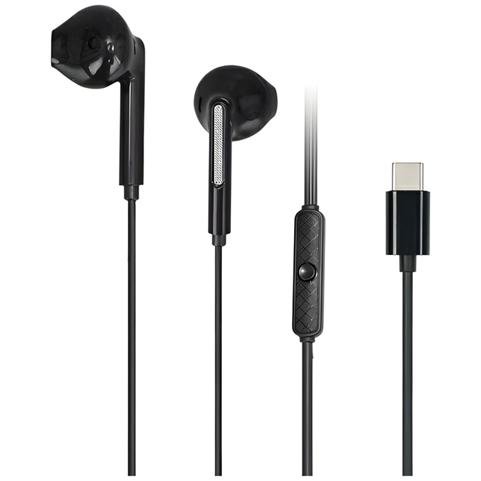 AWEI słuchawki stereo PC-7T USB-C 1.2m czarny/black