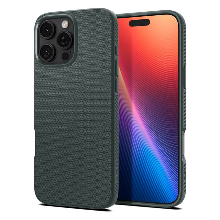 ETUI SPIGEN LIQUID AIR IPHONE 16 PRO ABYSS GREEN