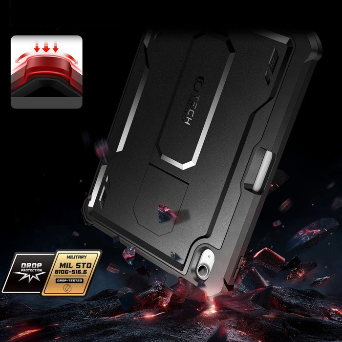 ETUI TECH-PROTECT KEVLAR PRO IPAD 10.9 2022 / 11" 11 2025 BLACK