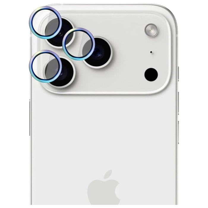 Ochrona na obiektyw aparatu 3MK iPhone 17 Pro /17 Pro Max HARDY Lens Protection Pro Wielokolorowy