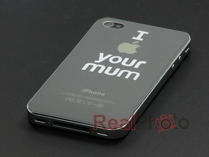 Pokrowiec Apple iPhone 4 4S Thumbsup Futerał Etui  Wymienne Wsuwki Z Różnymi Wzorami 