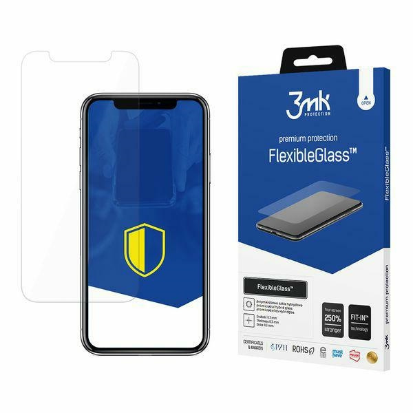 Szkło Hybrydowe 3MK Flexible Glass iPhone X XS 11 Pro