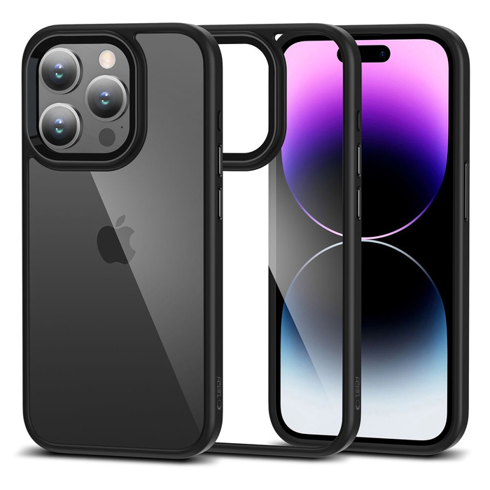 Etui Tech-protect Magmat iPhone 15 Pro Max Black/clear Case