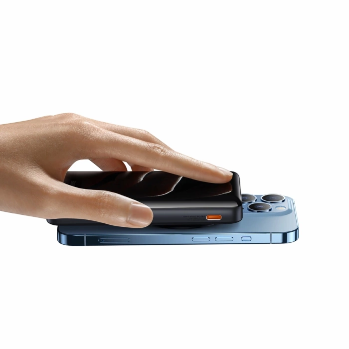 Powerbank Baseus Magnetic Bracket 10000mAh 20W z MagSafe Niebieski z Kablem USB-C 0.5m