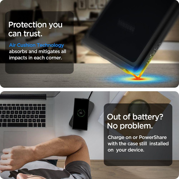 Etui SPIGEN Ultra Hybrid Samsung Galaxy Note 20 Ultra Black Czarne Case