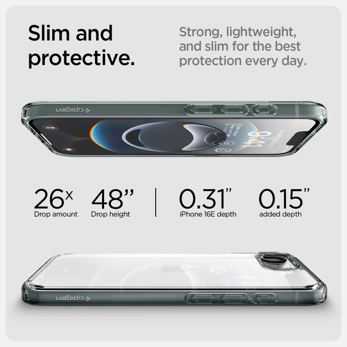 ETUI SPIGEN IPHONE 16E ULTRA HYBRID SPACE CRYSTAL
