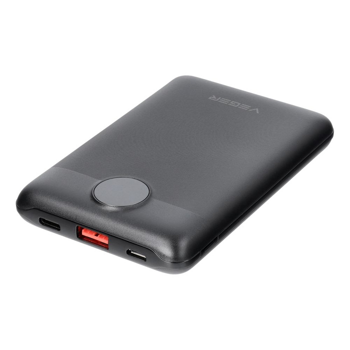 VEGER powerbank 10000 mAh PD QC3.0 2A 22,5W S11 (W1140) czarny 