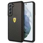 Etui FERRARI Samsung Galaxy S22 Plus On Track Real Carbon Czarny Hardcase