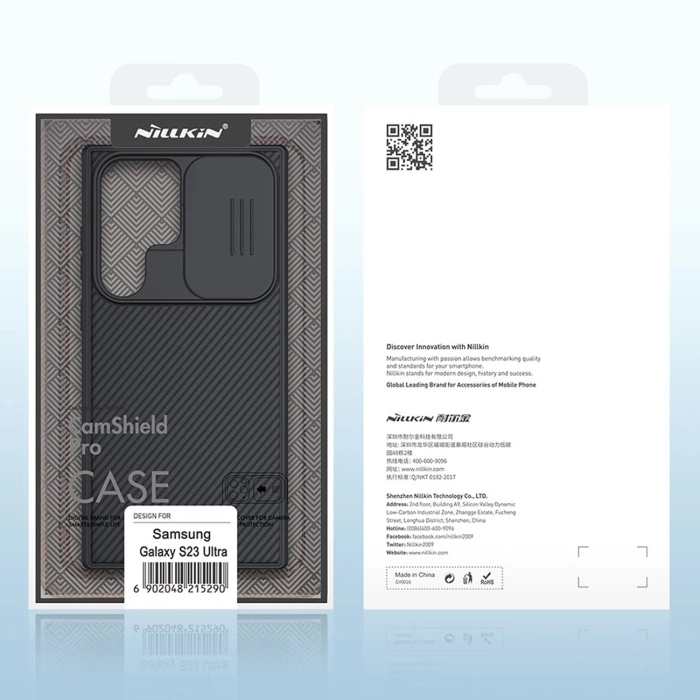Etui CamShield Pro do Samsung S23 Ultra Nillkin (czarne)
