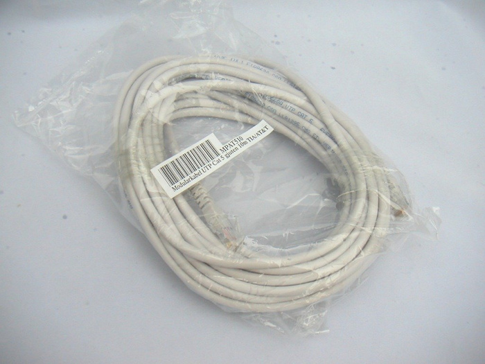 Kabel UTP SKRĘTKA 10M Prosty RJ45 LAN