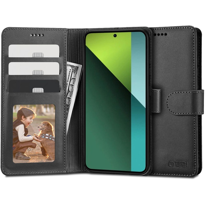 Etui Tech-protect Wallet Xiaomi Redmi Note 13 Pro 5g / Poco X6 5g Black