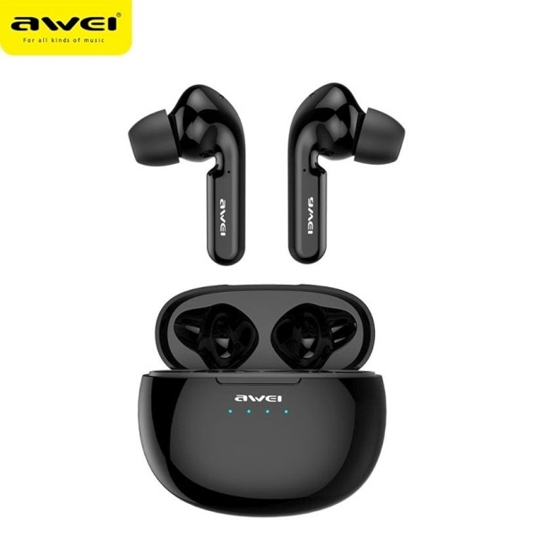 Słuchawki AWEI Bluetooth 5.0 T15 TWS Stacja Dokująca Czarny
