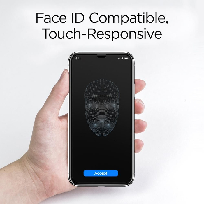 Szkło Hartowane SPIGEN Glass FC 2-Pack IPHONE 11 PRO X XS BLACK