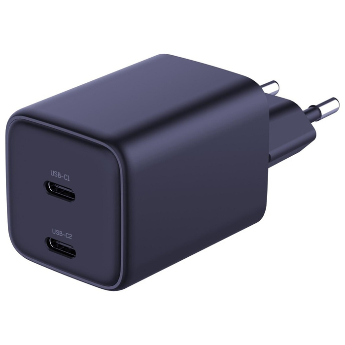 Ładowarka sieciowa 3MK Hyper Charger PD 45W GaN QC4+ PPS 2C Super-Fast Charge 2.0 Czarny