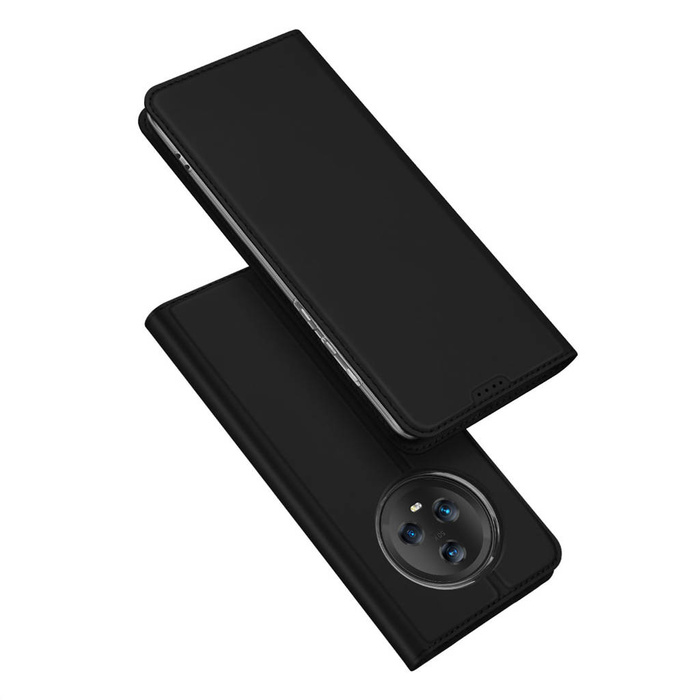 Etui Dux Ducis Skin Pro etui do Honor Magic5 pokrowiec z klapką portfel na kartę podstawka czarne Case