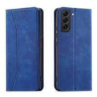 Magnet Fancy Case etui Samsung Galaxy S23 pokrowiec z klapką portfel podstawka niebieskie