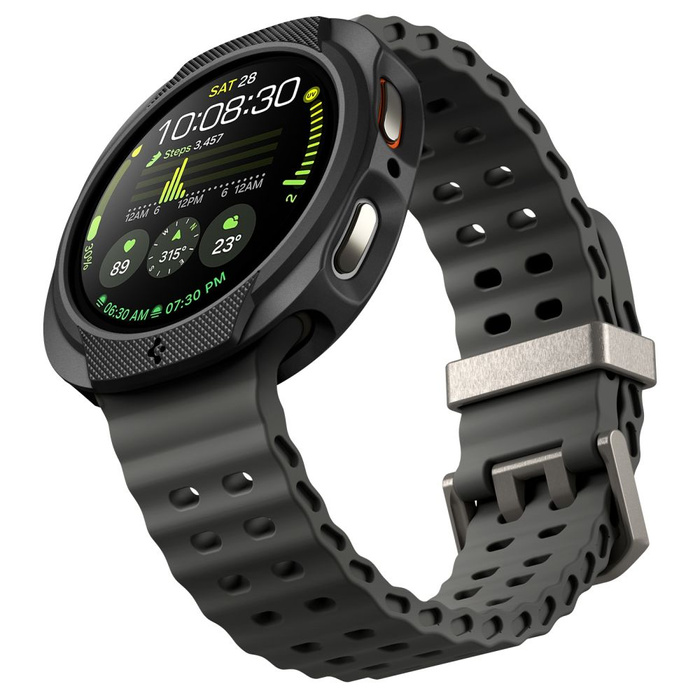 ETUI SPIGEN SAMSUNG GALAXY WATCH 8 40 MM LIQUID AIR MATOWE CZARNE