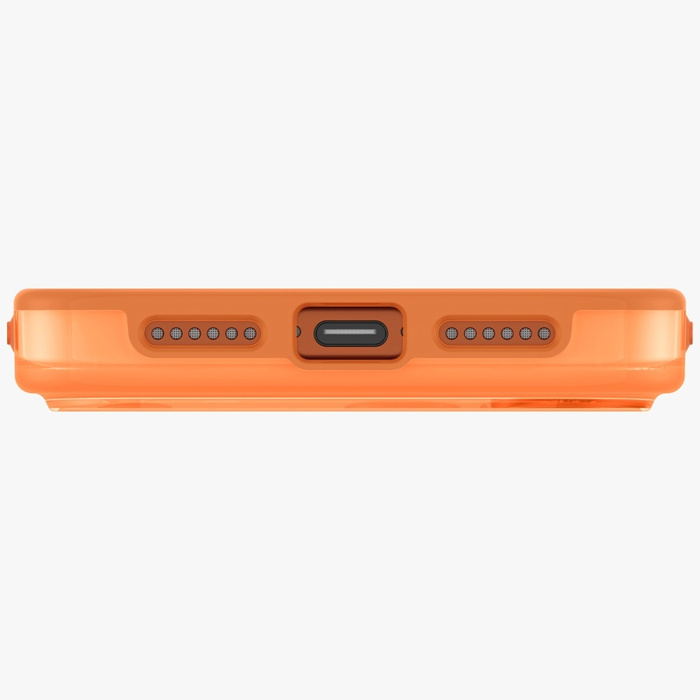 Etui UNIQ Clario do iPhone 17 Pro Max    Magclick Charging pomarańczowy
