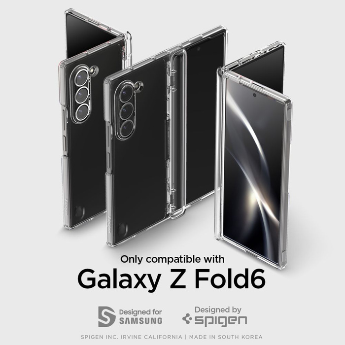 ETUI SPIGEN ULTRA HYBRID PRO GALAXY Z FOLD 6 CRYSTAL CLEAR