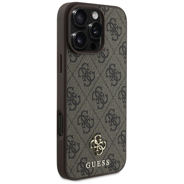 Etui Guess HC PU 4G Small 4G and Classic  do iPhone 16 Pro MagSafe brązowy