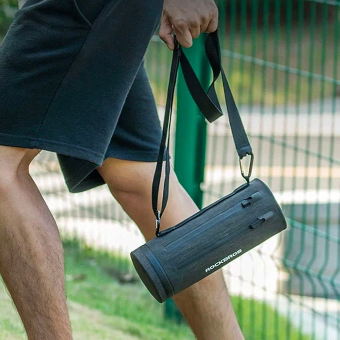 Torba rowerowa Rockbros AS-051 wodoodporna na kierownicę - czarna