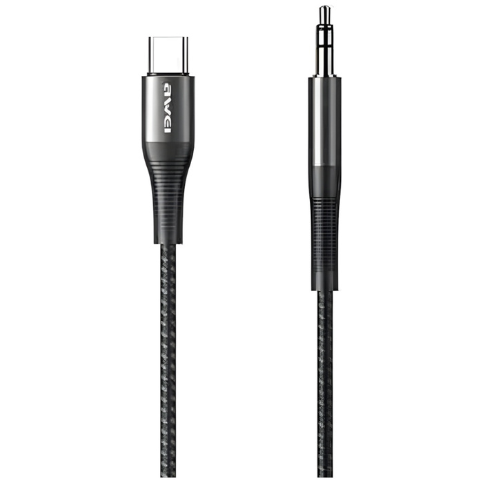 AWEI Adapter CL-116T USB-C/Jack 3.5 czarny/black