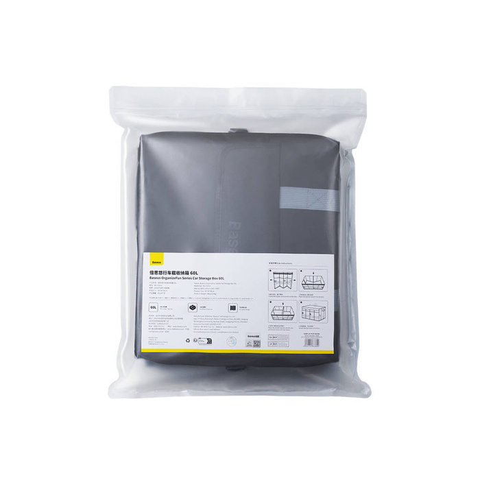 Organizer samochodowy 60L Baseus OrganizeFun - czarny