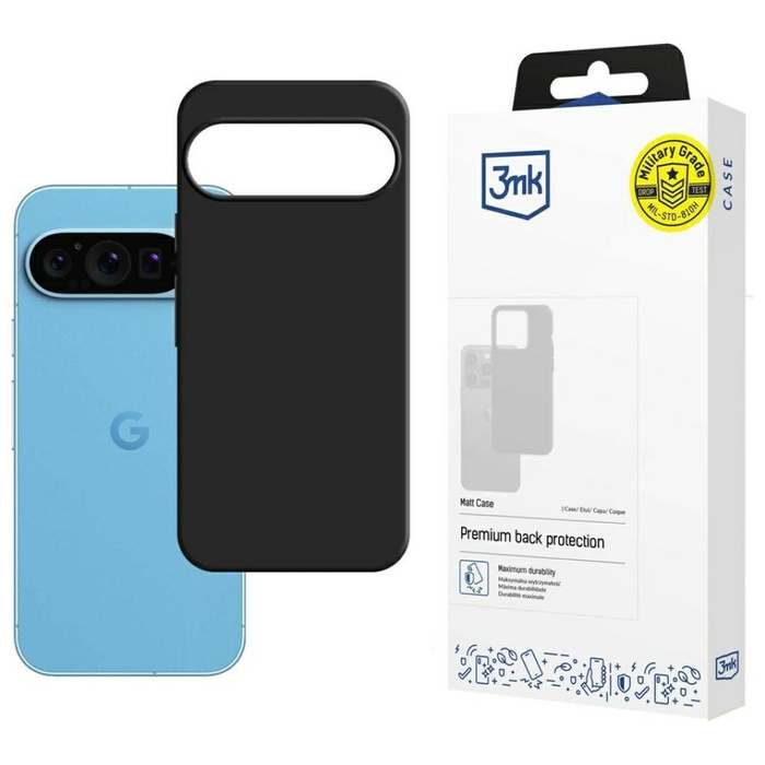 Etui 3MK Matt Case do Google Pixel 9/9   Pro czarny