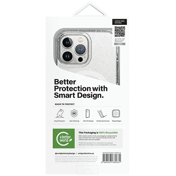 Etui UNIQ etui LifePro Xtreme iPhone 15 Pro Max 6.7" Magclick Charging przezroczysty/tinsel lucent Case
