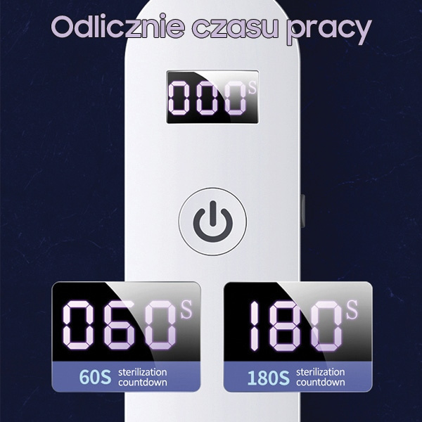 Lampa Dezynfekująca USAMS Mini UV-C Ręczna Biały