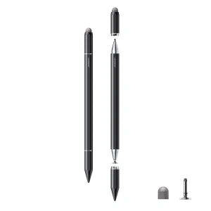 Rysik pasywny Joyroom JR-BP561 3w1 magnetyczny pojemnościowy stylus - czarny